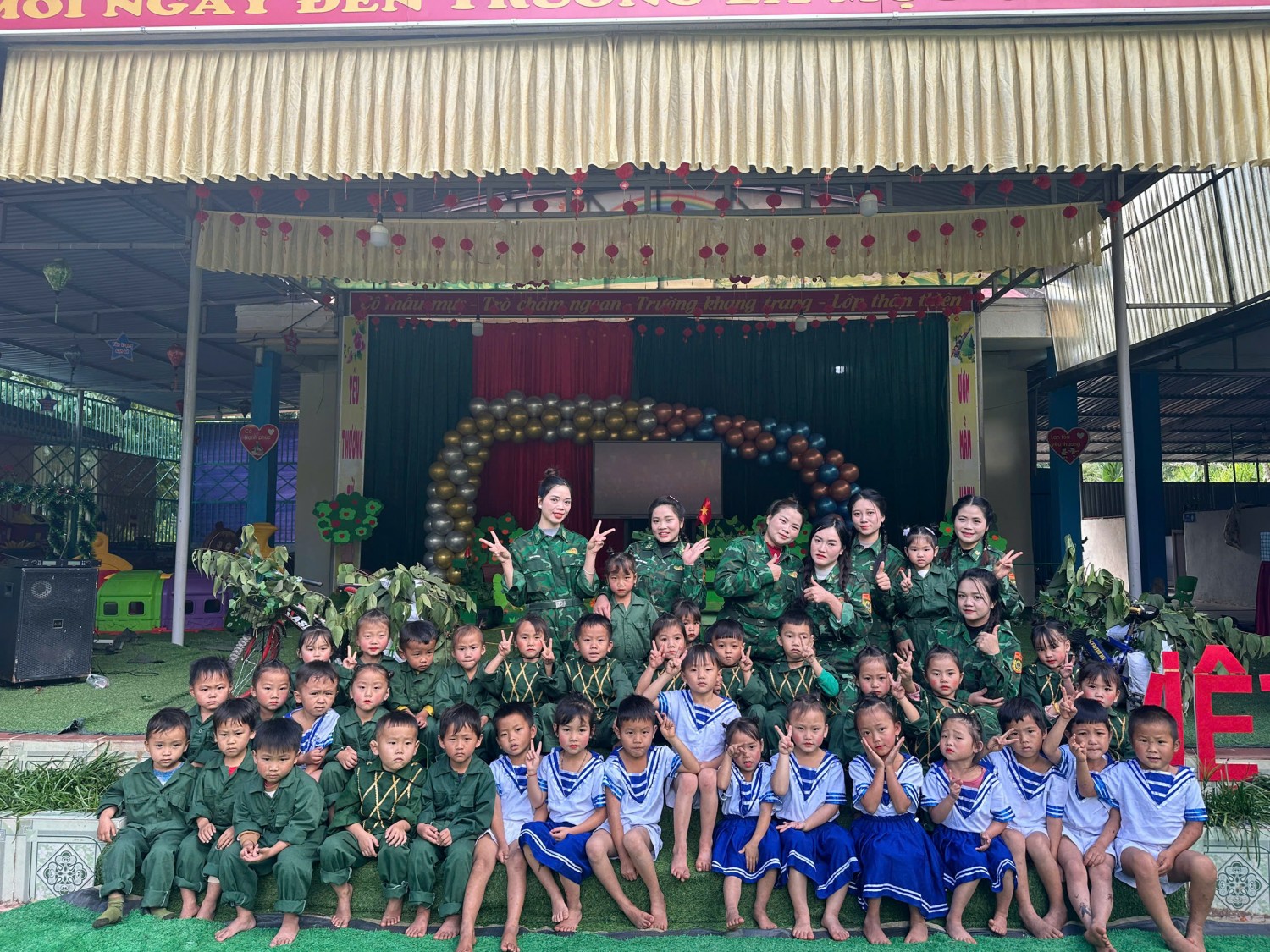 TRƯỜNG MẦM NON NẬM NHỪ TỔ CHỨC CHƯƠNG TRÌNH “CHÚNG TÔI LÀ CHIẾN SĨ” CHÀO MỪNG 81 NĂM NGÀY THÀNH LẬP QUÂN ĐỘI NHÂN DÂN VIỆT NAM (22/12/1944 – 22/12/2025)