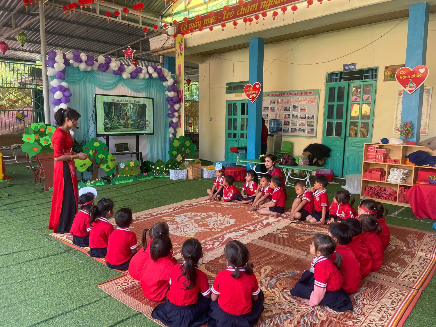 Căn cứ vào tình hình thực tế tại trường. Nhà trường lên kế hoạch dạy chuyên đề trường 3 tiết với 3 nội dung và 3 độ tuổi