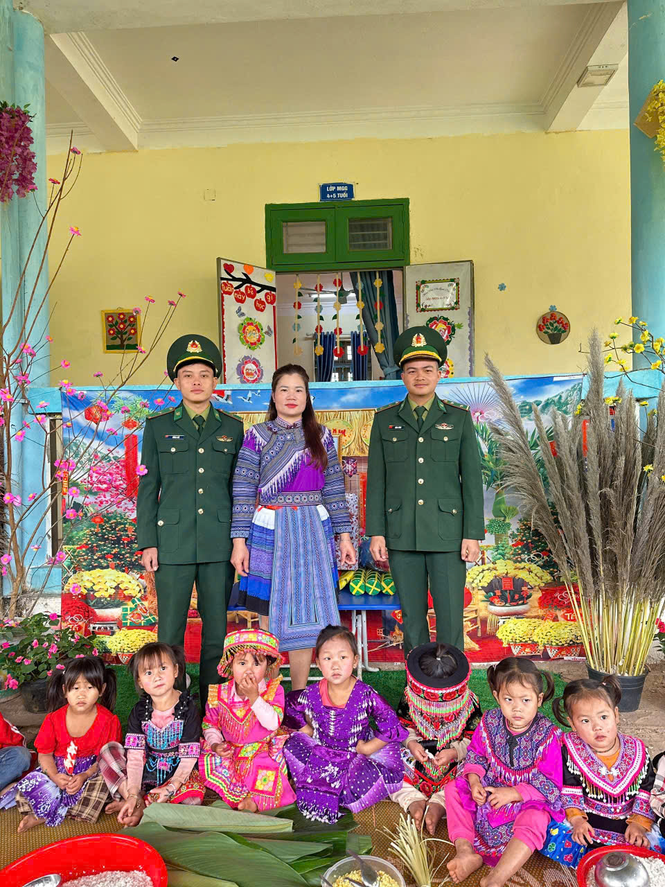 Điểm bản nậm chua 1 Trải nghiệm "Gói bánh chưng xanh"